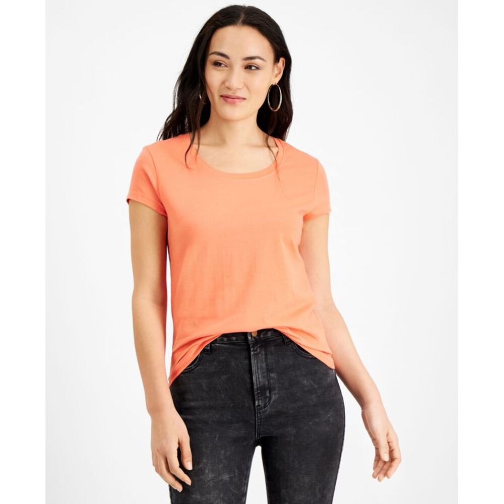 Jamie Layla Petite Scoop Neck Cap Sleeve T-Shirt